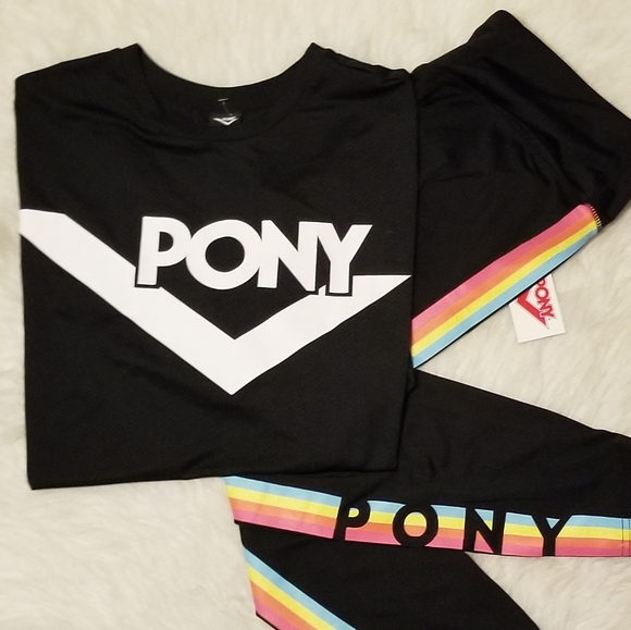 Pony Tops - PONY Mesh Logo Tee